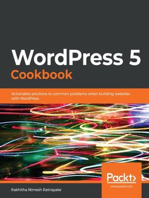 cover image of WordPress 5 Cookbook